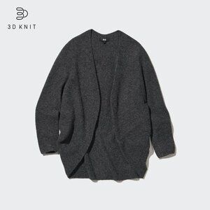 Uniqlo 3D Knit Souffle Yarn Long-Sleeve Cardigan